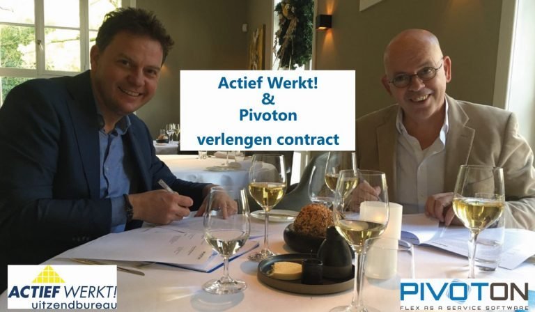 Actief Werkt! en Pivoton tekenen contract